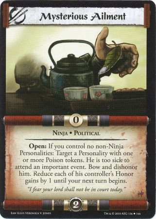 Mysterious Ailment 136 166 EaW Uncommon L5R Empire at War Mysterious Ailment 136 166 EaW Uncommon L5R Empire at War