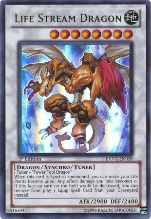 Life Stream Dragon - EXVC-EN038 - Ultra Rare 1st Edition - Extreme