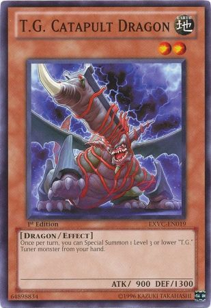 T G Catapult Dragon EXVC EN019 Common 1st Edition T G Catapult Dragon EXVC EN019 Common 1st Edition