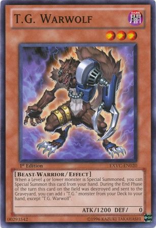 T G Warwolf EXVC EN020 Common 1st Edition T G Warwolf EXVC EN020 Common 1st Edition