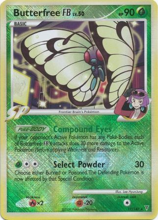Butterfree FB 17 147 League Promo Pokemon Championship League Organized Play Promos Butterfree FB 17 147 League Promo Pokemon Championship League Organized Play Promos