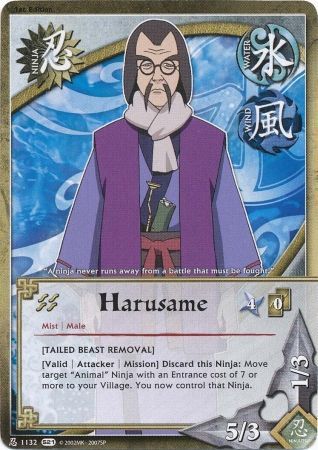 Harusame Tailed beast removal 1132 Common Naruto Shattered Truth Harusame Tailed beast removal 1132 Common Naruto Shattered Truth