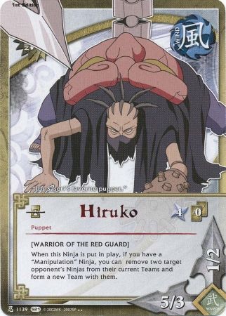 Hiruko Warrior of the red guard 1139 Rare Naruto Shattered Truth Hiruko Warrior of the red guard 1139 Rare Naruto Shattered Truth