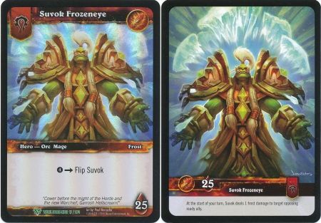 Suvok Frozeneye Epic Box Foil Worldbreaker 17 270 World of Warcraft Promo Singles Suvok Frozeneye Epic Box Foil Worldbreaker 17 270 World of Warcraft Promo Singles