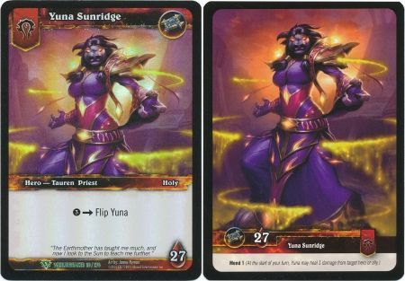 Yuna Sunridge Epic Box Foil Worldbreaker 20 270 World of Warcraft Promo Singles Yuna Sunridge Epic Box Foil Worldbreaker 20 270 World of Warcraft Promo Singles