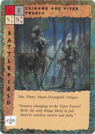 Zrintor the Viper Forest Uncommon Blood Wars Zrintor the Viper Forest Uncommon Blood Wars