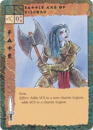 Battle Axe of Discord Uncommon Blood Wars Blood Wars Powers Proxies Singles Battle Axe of Discord Uncommon Blood Wars Blood Wars Powers Proxies Singles