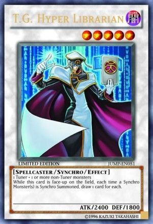 T G Hyper Librarian JUMP EN051 Ultra Rare Yu Gi Oh Promo Cards T G Hyper Librarian JUMP EN051 Ultra Rare Yu Gi Oh Promo Cards