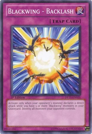 Blackwing Backlash DP11 EN025 Common 1st Edition Duelist Pack Crow DP11 Blackwing Backlash DP11 EN025 Common 1st Edition Duelist Pack Crow DP11