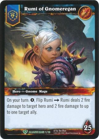 Rumi of Gnomeregan Alliance Mage 1 28 Uncommon WoW Alliance Mage 2011 Singles Rumi of Gnomeregan Alliance Mage 1 28 Uncommon WoW Alliance Mage 2011 Singles