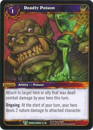 Deadly Poison Horde Rogue 5 31 Uncommon WoW Horde Rogue 2011 Singles Deadly Poison Horde Rogue 5 31 Uncommon WoW Horde Rogue 2011 Singles