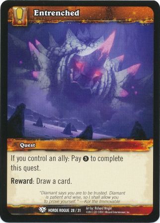 Entrenched Horde Rogue 28 31 Common WoW Horde Rogue 2011 Singles Entrenched Horde Rogue 28 31 Common WoW Horde Rogue 2011 Singles