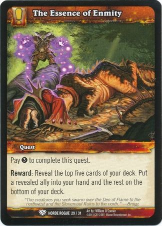 The Essence of Enmity Horde Rogue 29 31 Common WoW Horde Rogue 2011 Singles The Essence of Enmity Horde Rogue 29 31 Common WoW Horde Rogue 2011 Singles
