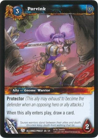 Parvink Alliance Priest 20 31 Common WoW Alliance Priest 2011 Singles Parvink Alliance Priest 20 31 Common WoW Alliance Priest 2011 Singles