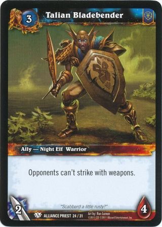 Talian Bladebender Alliance Priest 24 31 Common Talian Bladebender Alliance Priest 24 31 Common
