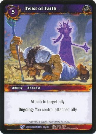 Twist of Faith Alliance Priest 10 31 Rare WoW Alliance Priest 2011 Singles Twist of Faith Alliance Priest 10 31 Rare WoW Alliance Priest 2011 Singles