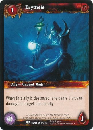 Erytheis Horde DK 17 32 Common WoW Horde Death Knight 2011 Singles Erytheis Horde DK 17 32 Common WoW Horde Death Knight 2011 Singles