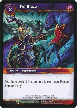 Fel Blaze Horde Warlock 5 28 Uncommon Fel Blaze Horde Warlock 5 28 Uncommon