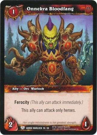 Onnekra Bloodfang Horde Warlock 18 28 Common Onnekra Bloodfang Horde Warlock 18 28 Common