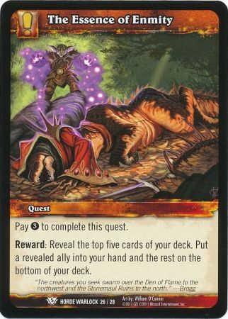 The Essence of Enmity Horde Warlock 26 28 Common WoW Horde Warlock 2011 Singles The Essence of Enmity Horde Warlock 26 28 Common WoW Horde Warlock 2011 Singles