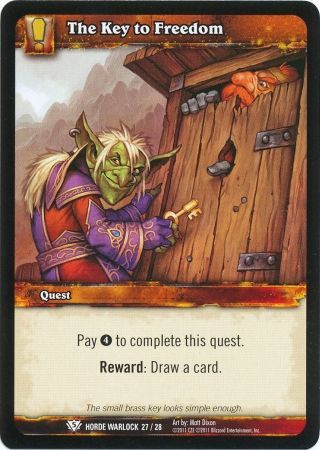 The Key to Freedom Horde Warlock 27 28 Common The Key to Freedom Horde Warlock 27 28 Common