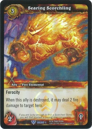 Searing Scorchling Holiday 4 Foil Promo Searing Scorchling Holiday 4 Foil Promo