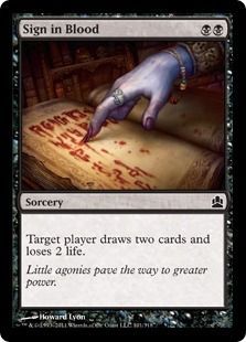 Sign in Blood Commander Decks Sign in Blood Commander Decks