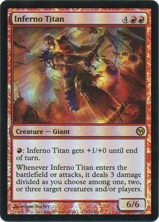 Titan Of La Furnace Inferno Titan Vo Mint/NM MTG Magic