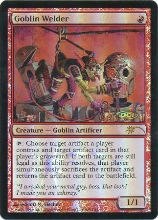 Goblin Welder Judge Foil Magic The Gathering Promo Cards Goblin Welder Judge Foil Magic The Gathering Promo Cards