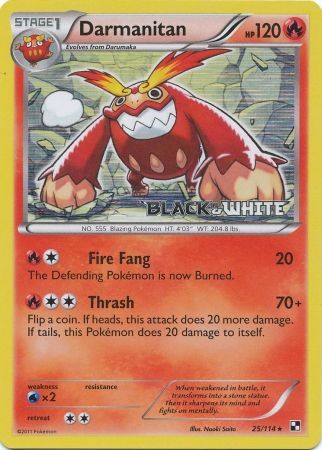 Darmanitan 25 114 Pre Release Promo Pokemon Pre Release Promos Darmanitan 25 114 Pre Release Promo Pokemon Pre Release Promos