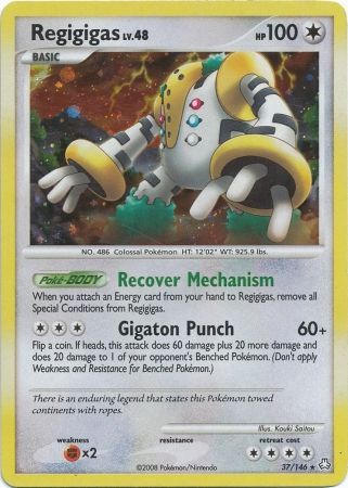 Regigigas Lv. X | Pokémon Diamond & Pearl Black Star Promo DP30