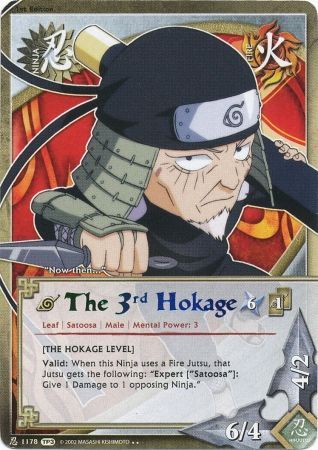 The 3rd Hokage The Hokage Level 1178 Rare Naruto Tournament Chibi Pack 3 The 3rd Hokage The Hokage Level 1178 Rare Naruto Tournament Chibi Pack 3