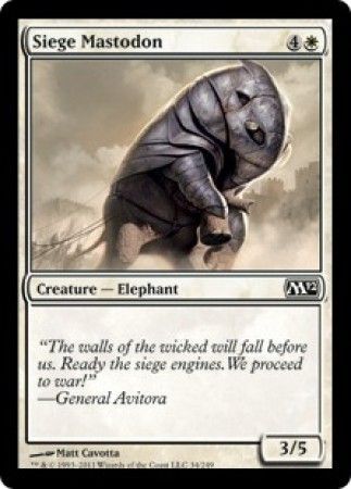 Siege Mastodon Magic 2012 M12 Singles Siege Mastodon Magic 2012 M12 Singles