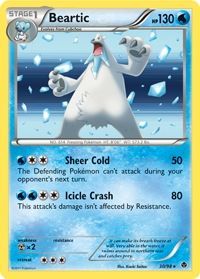 Beartic 30 98 Holo Rare Beartic 30 98 Holo Rare