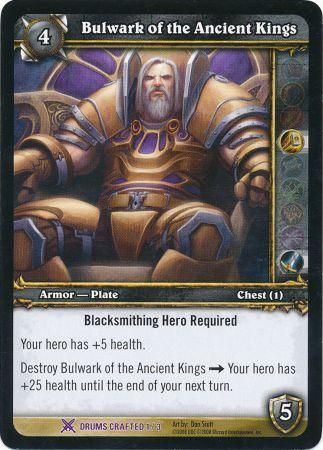 Bulwark of the Ancient Kings Drums Crafted 1 3 Promo World of Warcraft Promo Singles Bulwark of the Ancient Kings Drums Crafted 1 3 Promo World of Warcraft Promo Singles