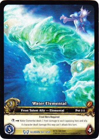 Water Elemental Extended Art EA Illidan 54 252 World of Warcraft Promo Singles Water Elemental Extended Art EA Illidan 54 252 World of Warcraft Promo Singles