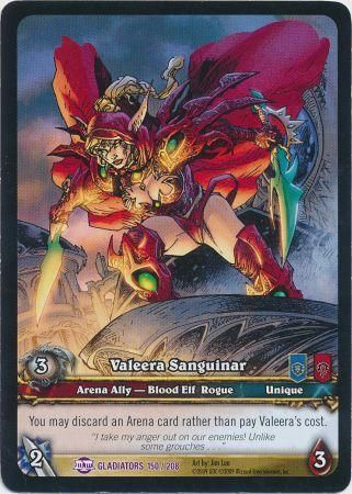 Valeera Sanguinar Extended Art EA Gladiators 150 208 World of Warcraft Promo Singles Valeera Sanguinar Extended Art EA Gladiators 150 208 World of Warcraft Promo Singles