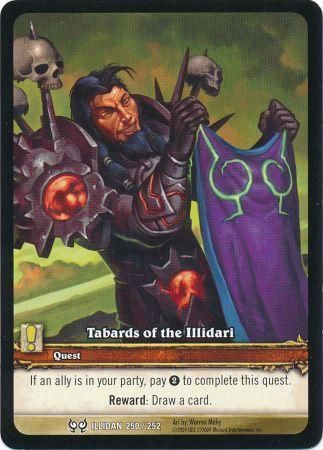 Tabards of the Illidari Extended Art EA Illidan 250 252 World of Warcraft Promo Singles Tabards of the Illidari Extended Art EA Illidan 250 252 World of Warcraft Promo Singles