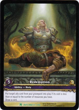 Redemption Extended Art EA Outland 51 246 World of Warcraft Promo Singles Redemption Extended Art EA Outland 51 246 World of Warcraft Promo Singles