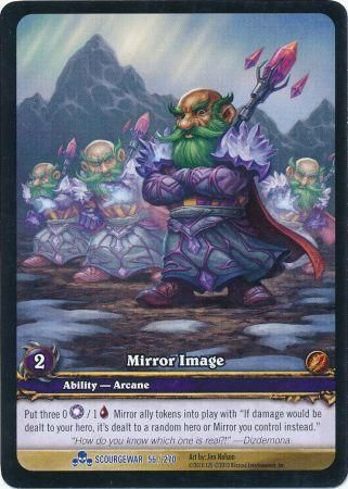Mirror Image Extended Art EA Scourgewar 56 270 World of Warcraft Promo Singles Mirror Image Extended Art EA Scourgewar 56 270 World of Warcraft Promo Singles