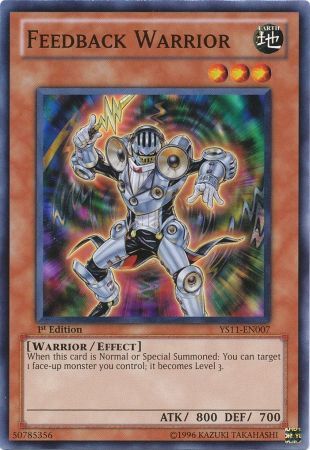 Feedback Warrior YS11 EN007 Common 1st Edition Feedback Warrior YS11 EN007 Common 1st Edition