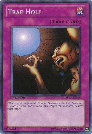 Trap Hole YS11 EN034 Common 1st Edition Starter Deck Dawn of the Xyz 1st Edition Singles Trap Hole YS11 EN034 Common 1st Edition Starter Deck Dawn of the Xyz 1st Edition Singles