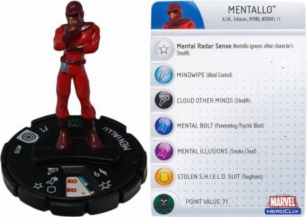 Mentallo 010 Captain America Marvel Heroclix Mentallo 010 Captain America Marvel Heroclix