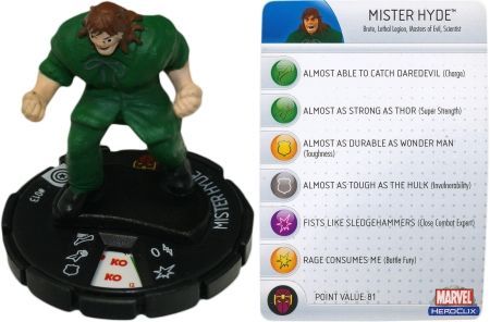 Mister Hyde 013 Captain America Marvel Heroclix Marvel Captain America Mister Hyde 013 Captain America Marvel Heroclix Marvel Captain America