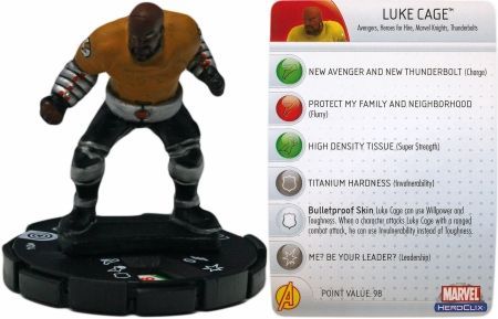 Luke Cage 014 Captain America Marvel Heroclix Luke Cage 014 Captain America Marvel Heroclix