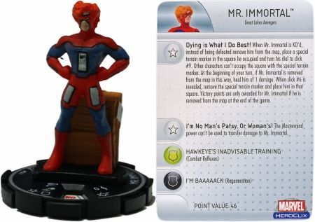 Mr Immortal 041 Captain America Marvel Heroclix Marvel Captain America Mr Immortal 041 Captain America Marvel Heroclix Marvel Captain America