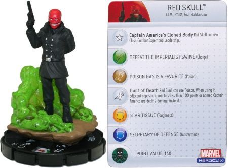 Red Skull 052 Captain America Marvel Heroclix Marvel Captain America Red Skull 052 Captain America Marvel Heroclix Marvel Captain America