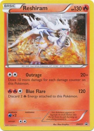 Reshiram EX (BW36) [Black & White: Black Star Promos]