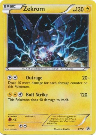 Zekrom EX #BW38 Prices, Pokemon Promo