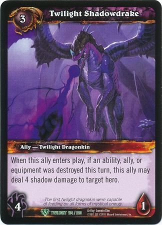 Twilight Shadowdrake 164 220 Uncommon WoW Twilight of the Dragons Twilight Shadowdrake 164 220 Uncommon WoW Twilight of the Dragons